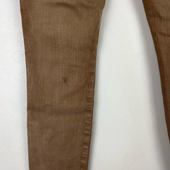 Rich & Skinny Brown Skinny Leg Jeans Jeggings Mid Rise Ankle Length Size 28 - Picture 8 of 11